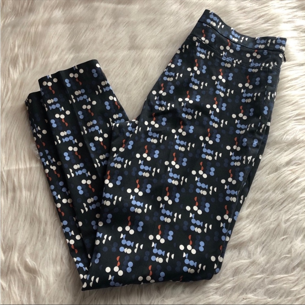 Akris Punto geometric, print pants, size 6